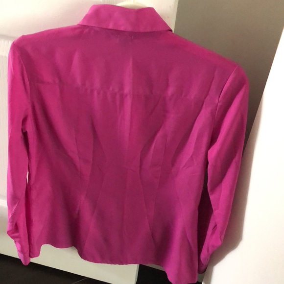 BR Purple Button Up Blouse - Picture 8 of 9